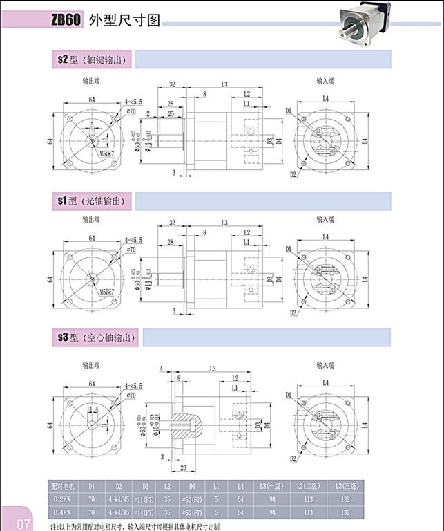 上海权立ZB系列行星减速机