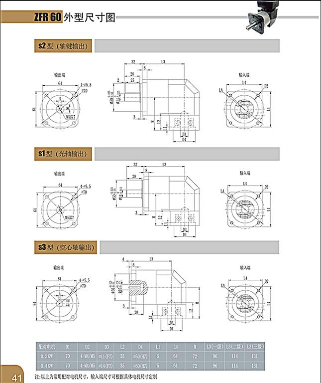 上海权立ZFR行星减速机型号